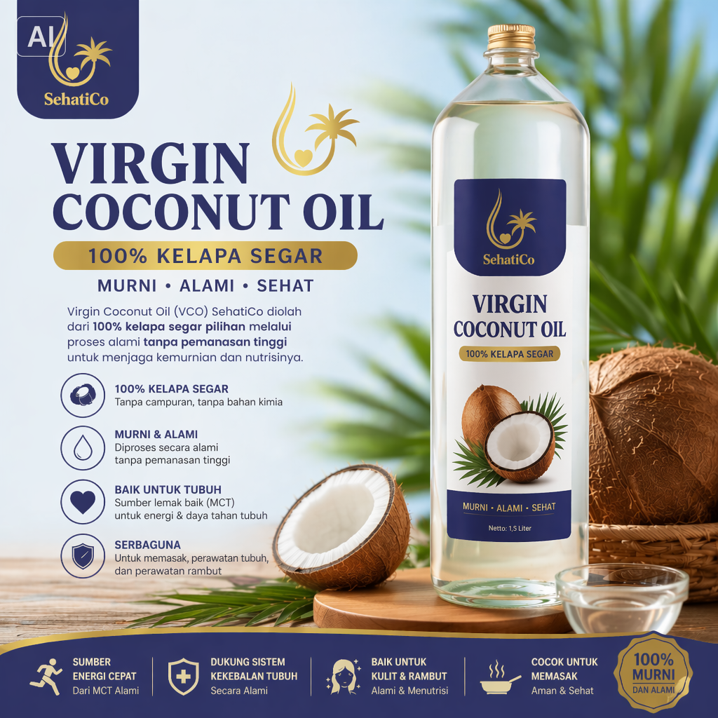 Virgin Coconut Oil 1,5 Liter
