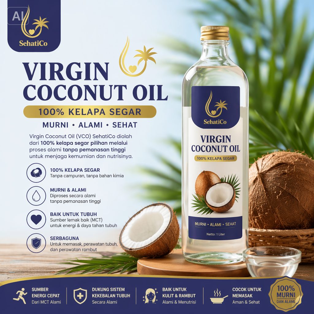 Virgin Coconut Oil 1 Liter