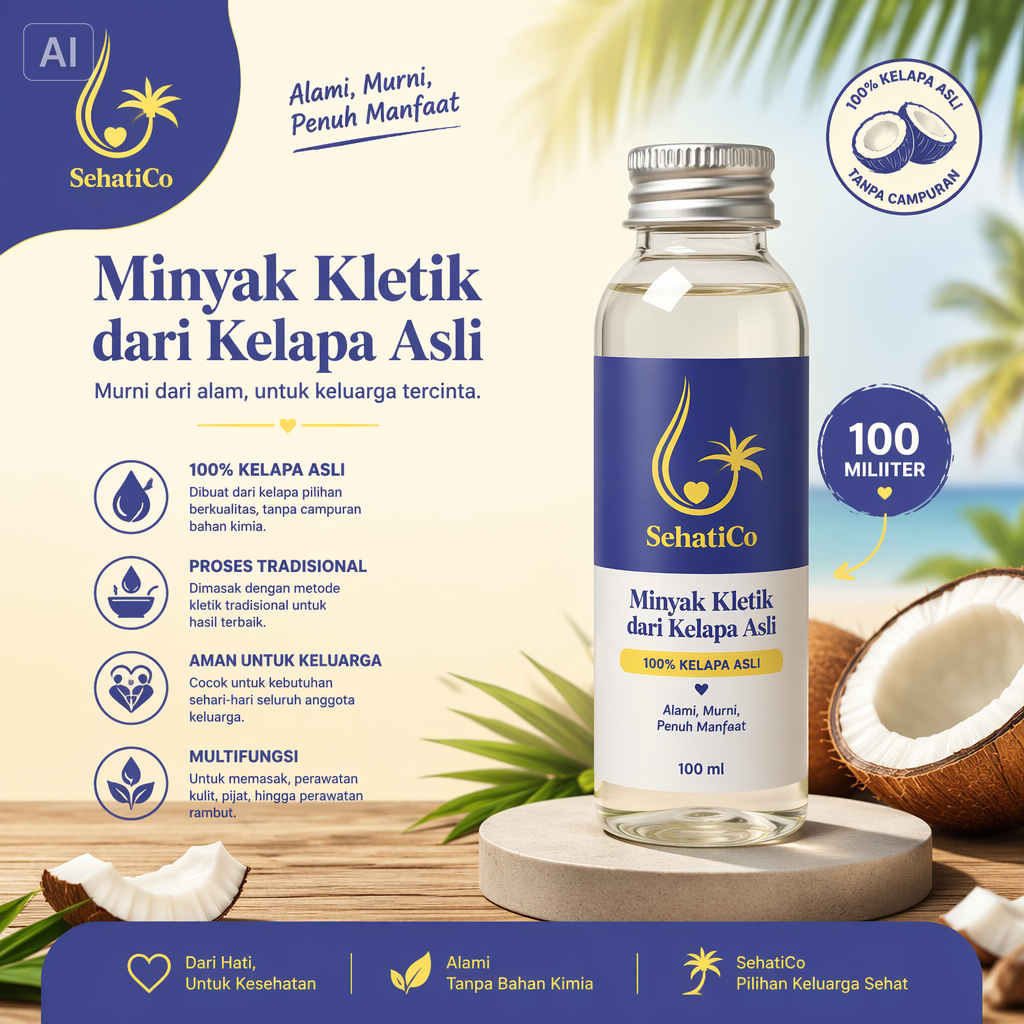 Minyak Kletik 100 ml