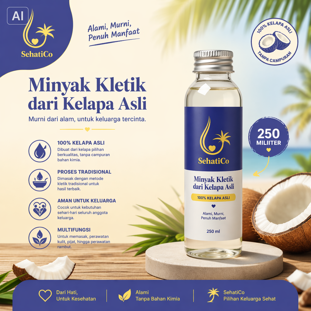 Minyak Kletik 250 ml