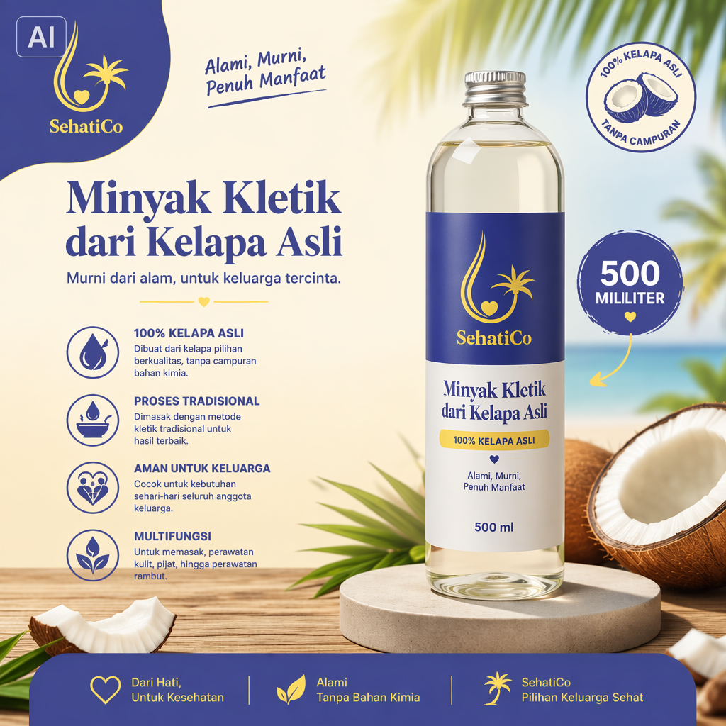 Minyak Kletik 500 ml